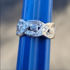 1.5 ct eternity ring in platinum SOLD